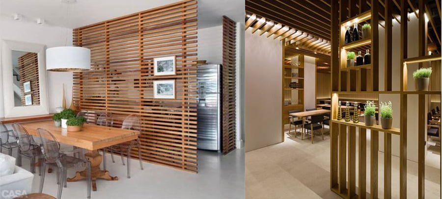 Decoração residencial com divisórias decorativas 3 divisorias de ambientes 2