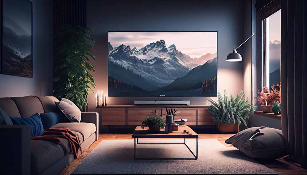 Itens Necessários para uma Sala: Como Montar um Ambiente Confortável 1 modern indoor living room with comfortable sofa generative ai