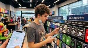 vende gift card do Roblox